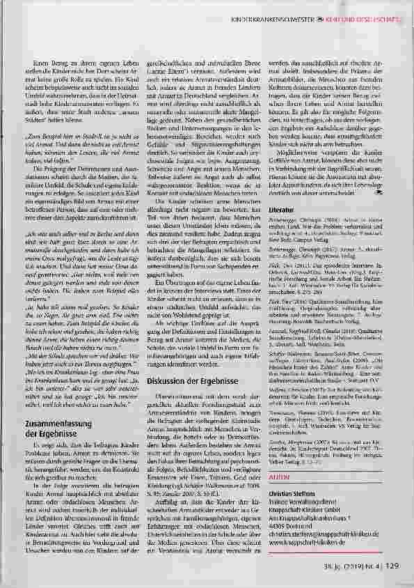 Vorschauseite 4: Armut aus Kindersicht