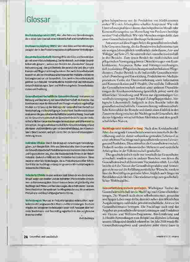 Vorschauseite 2: Gesundheitspaket mit Ausstrahlung