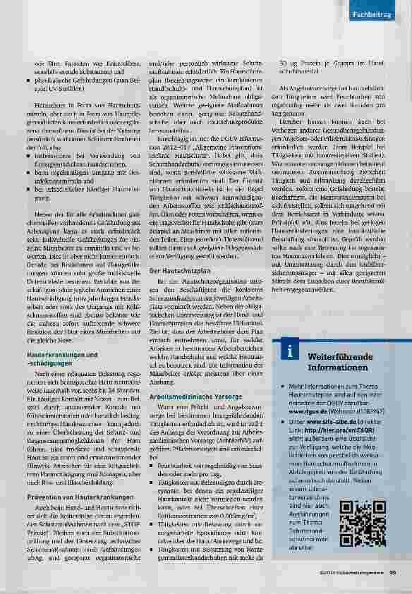 Vorschauseite 2: Handund Hautschutz in der Praxis