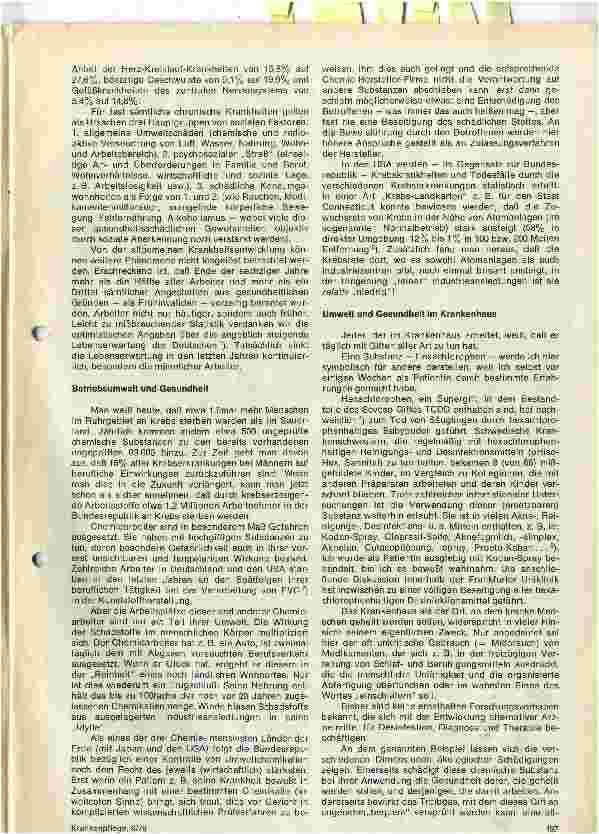 Vorschauseite 2: Zum Zusammenhang von Ökologie und Gesundheit