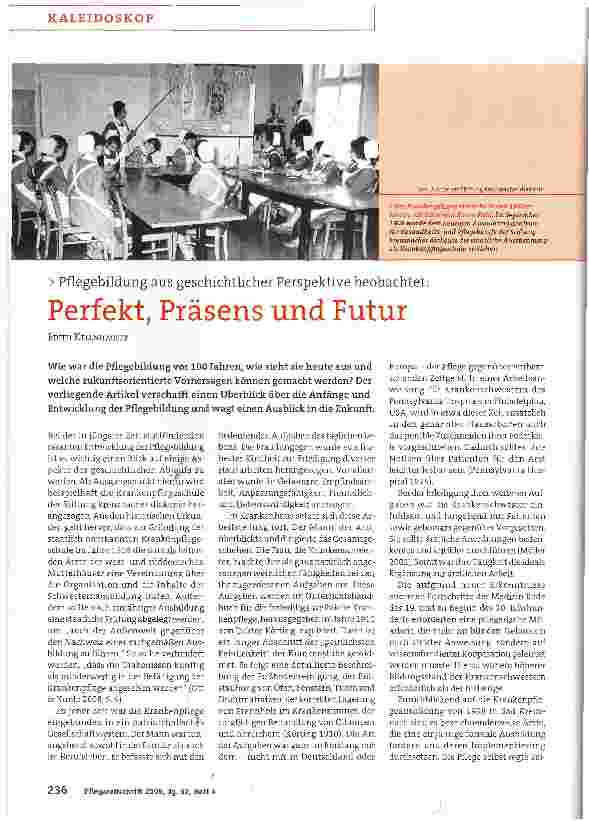 Vorschauseite 1: Perfekt, Präsens und Futur
