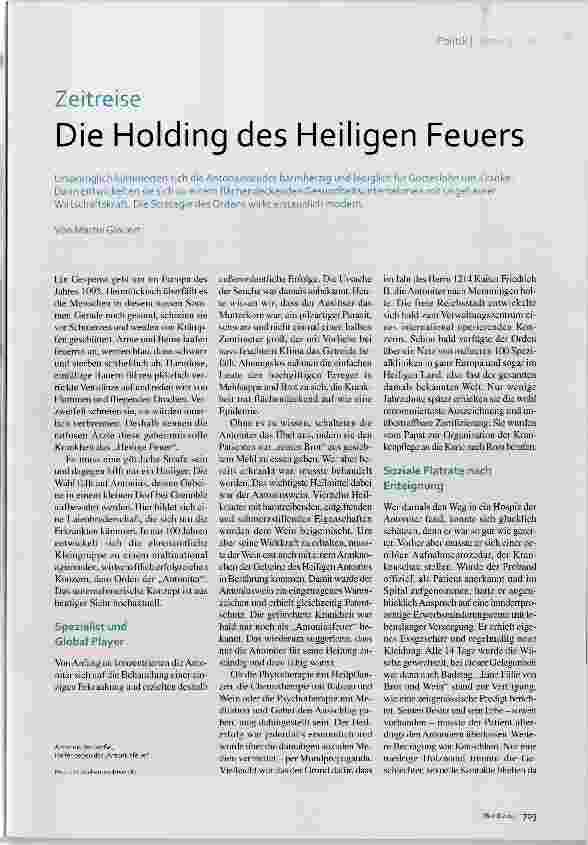 Vorschauseite 1: Die Holding des Heiligen Feuers