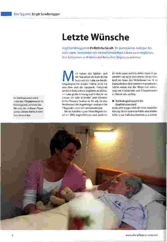 Vorschauseite 1: Letzte Wünsche