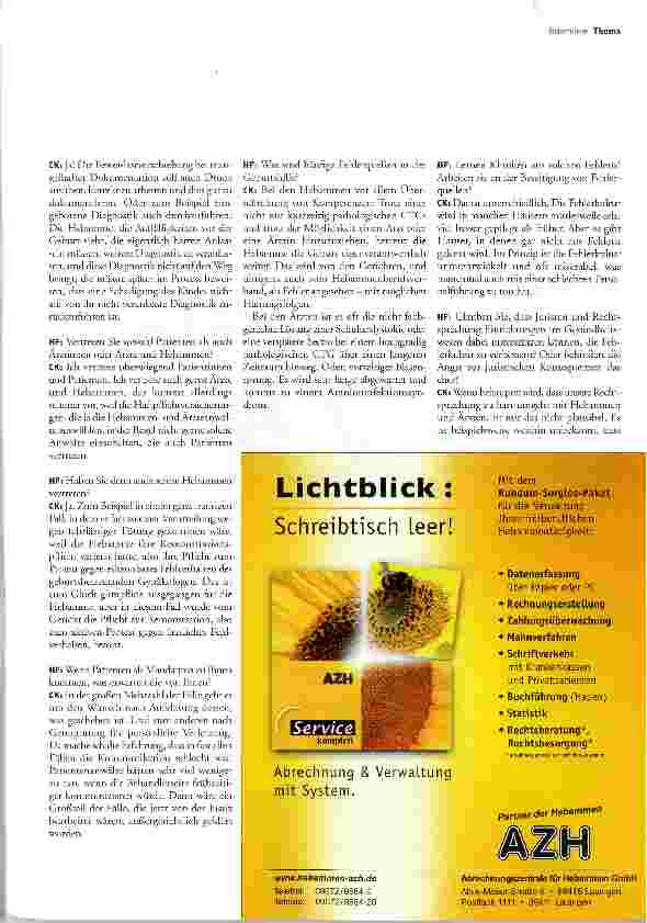 Vorschauseite 3: »In fast allen Fällen war die Kommunikation schlecht«
