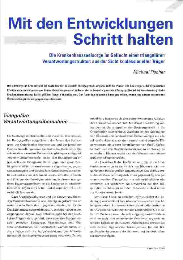 Vorschauseite 1: Mit den Entwicklungen Schritt halten