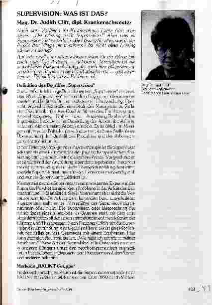 Vorschauseite 1: Supervision: Was ist das?