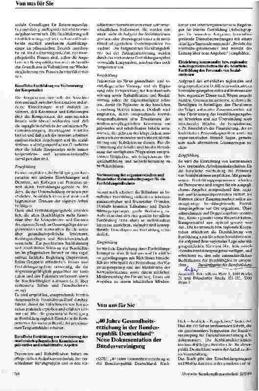 Vorschauseite 2: Zur Diskussion gestellt: Sozialstationen benötigen qualifiziertes Personal