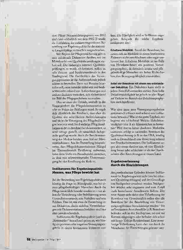Vorschauseite 2: BEURTEILEN, WAS PFLEGE BEWIRKT HAT