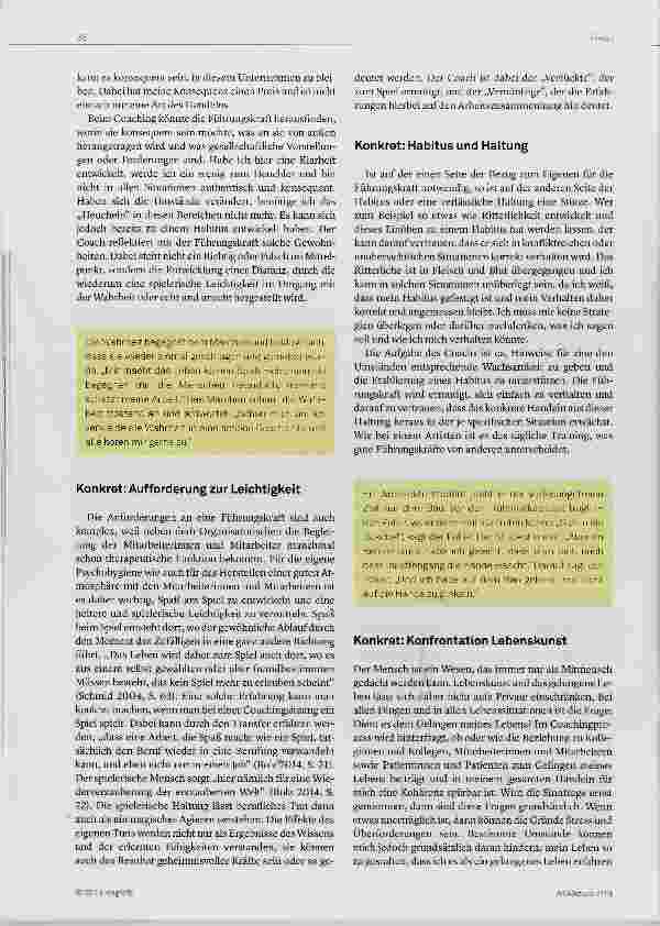 Vorschauseite 4: Die Sinnfrage Überlegungen zu Coaching und Mitarbeiterführung in der Pflege