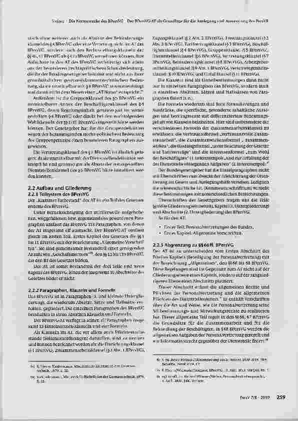 Vorschauseite 3: Die Normzwecke des BPersVG Der BPersVG-AT als Grundlage für die Auslegung und Anwendung des Personalvertretungsrechts