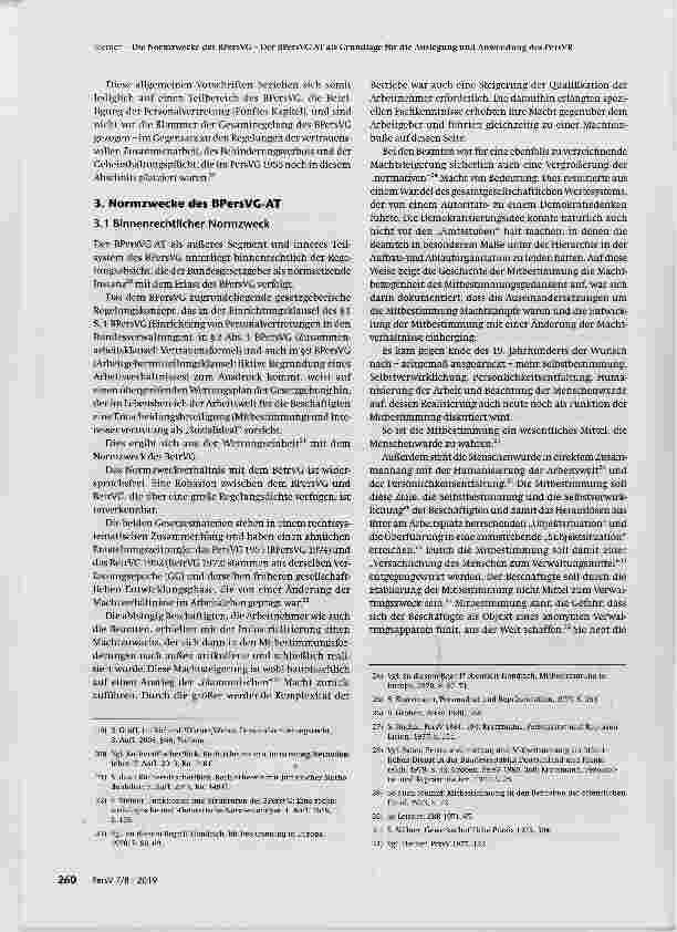 Vorschauseite 4: Die Normzwecke des BPersVG Der BPersVG-AT als Grundlage für die Auslegung und Anwendung des Personalvertretungsrechts
