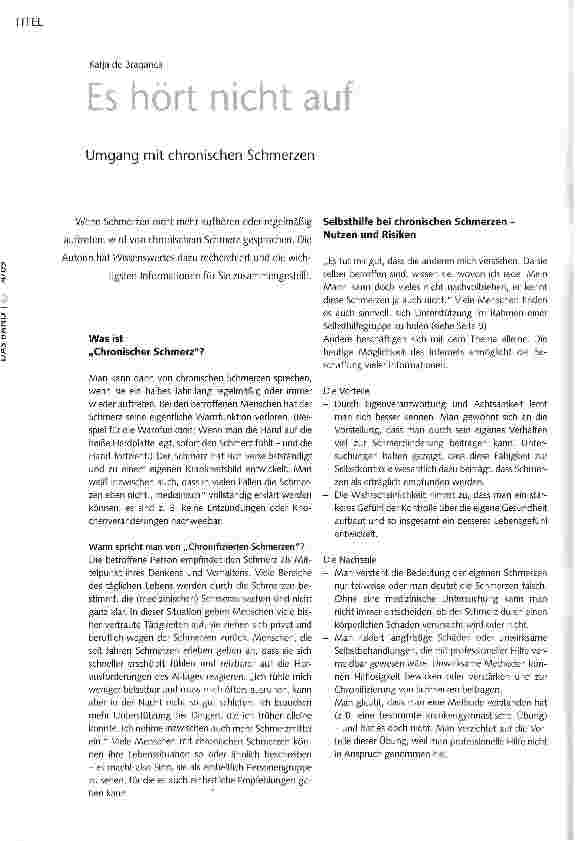 Vorschauseite 1: Es hört nicht auf