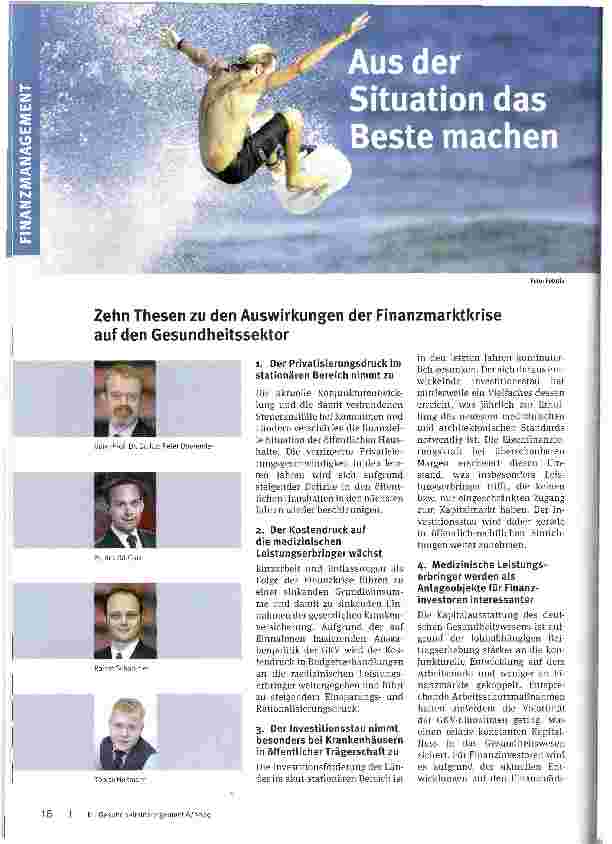 Vorschauseite 1: Aus der Situation das Beste machen