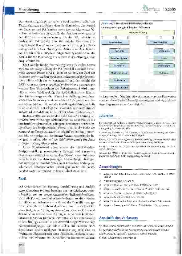 Vorschauseite 3: Finanzierung wissenschaftsinitiierter Klinischer Prüfungen