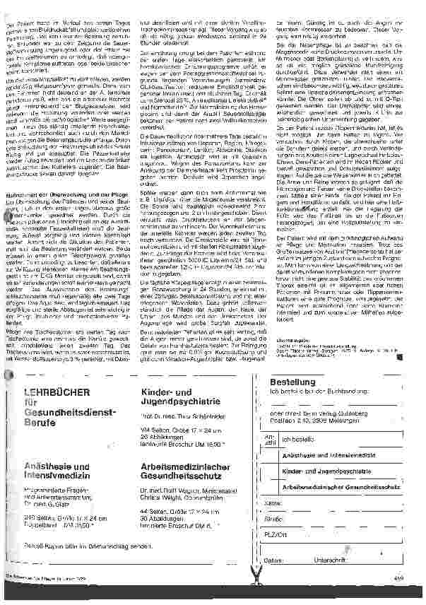 Vorschauseite 2: Bericht über einen Patienten nach Arbeitsunfall