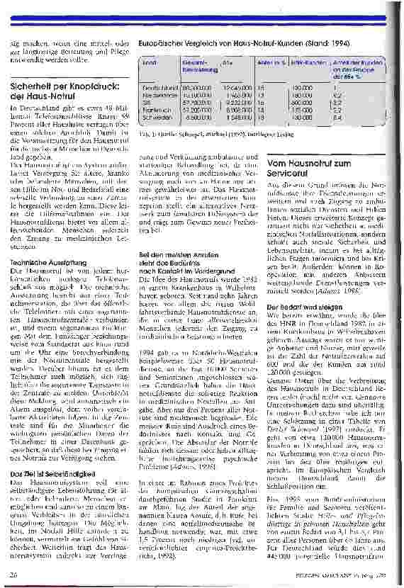 Vorschauseite 2: Kommunikation statt Isolation Die Möglichkeiten der neuen Kommunikationstechnologien spielen für die Zukunft der Altenhilfe eine große Rolle, Teil 1