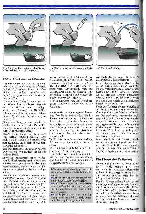 Vorschauseite 2: Mit hygienischem Feingefühl Die wichtigsten Grundsätze zur Katheterisierung und Katheterpflege, Teil 2