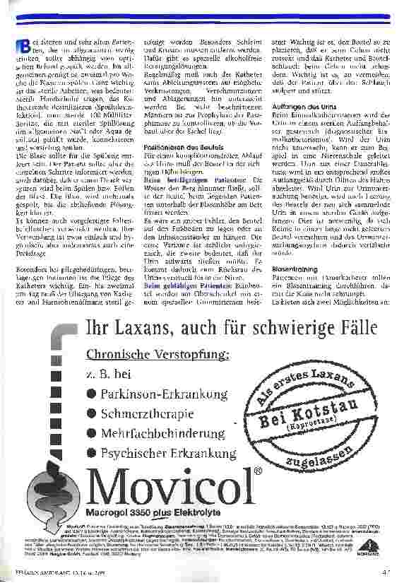 Vorschauseite 3: Mit hygienischem Feingefühl Die wichtigsten Grundsätze zur Katheterisierung und Katheterpflege, Teil 2