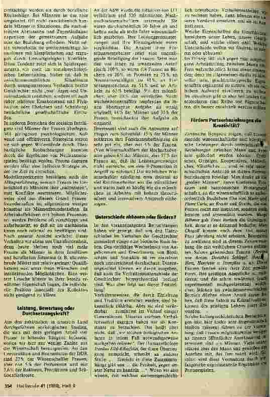 Vorschauseite 4: Füreinander - Gegeneinander - Miteinander? Betrachtungen zu Verhaltensweisen der Geschlechter