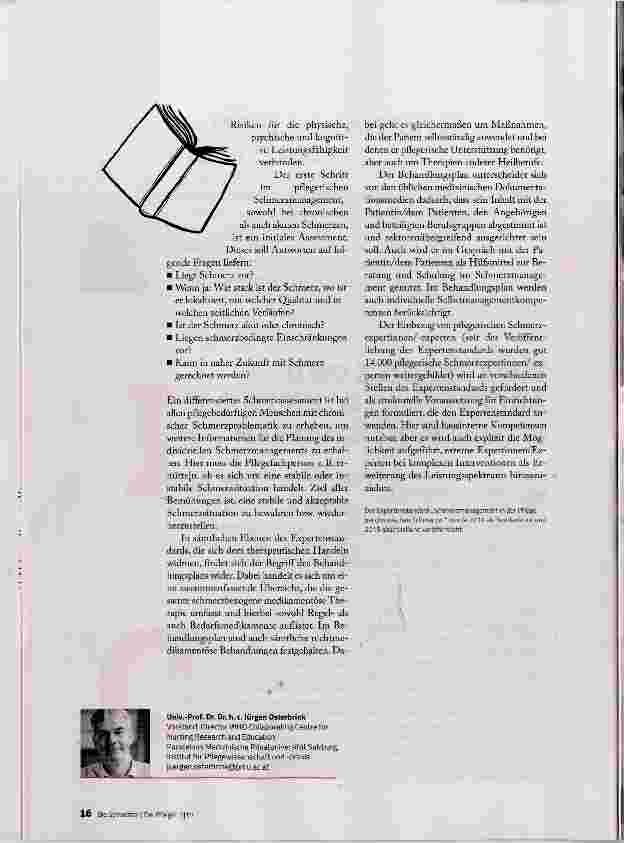 Vorschauseite 2: EINE STABILE UND AKZEPTABLE SCHMERZSITUATION SCHAFFEN