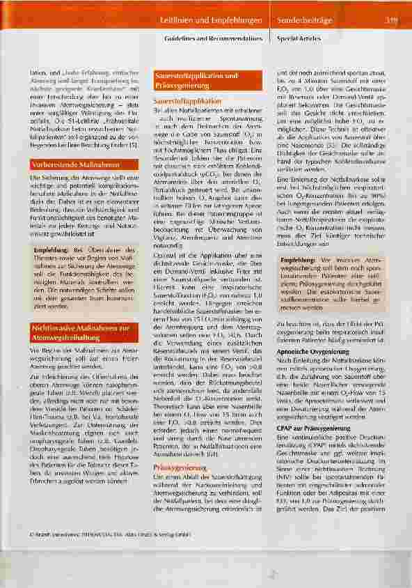 Vorschauseite 4: Prähospitaies Atemwegsmanagement
