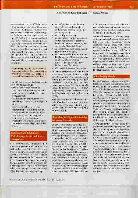 Vorschauseite 6: Prähospitaies Atemwegsmanagement