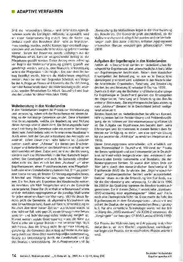 Vorschauseite 3: Wohnen im Alter