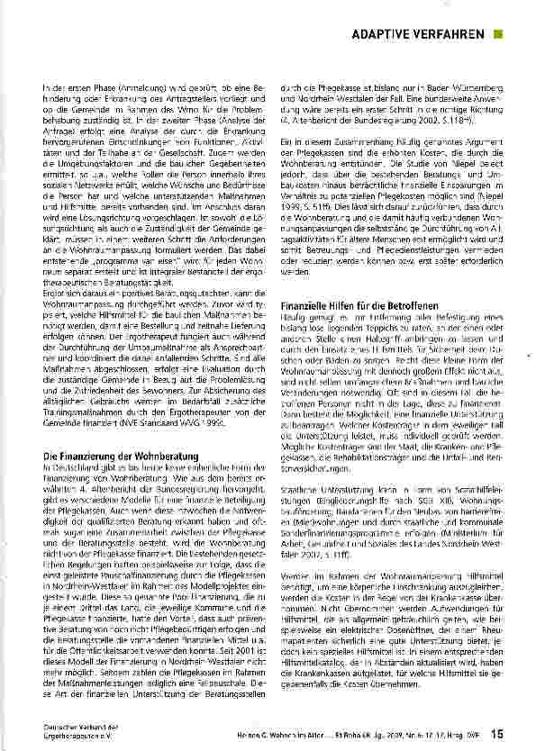 Vorschauseite 4: Wohnen im Alter