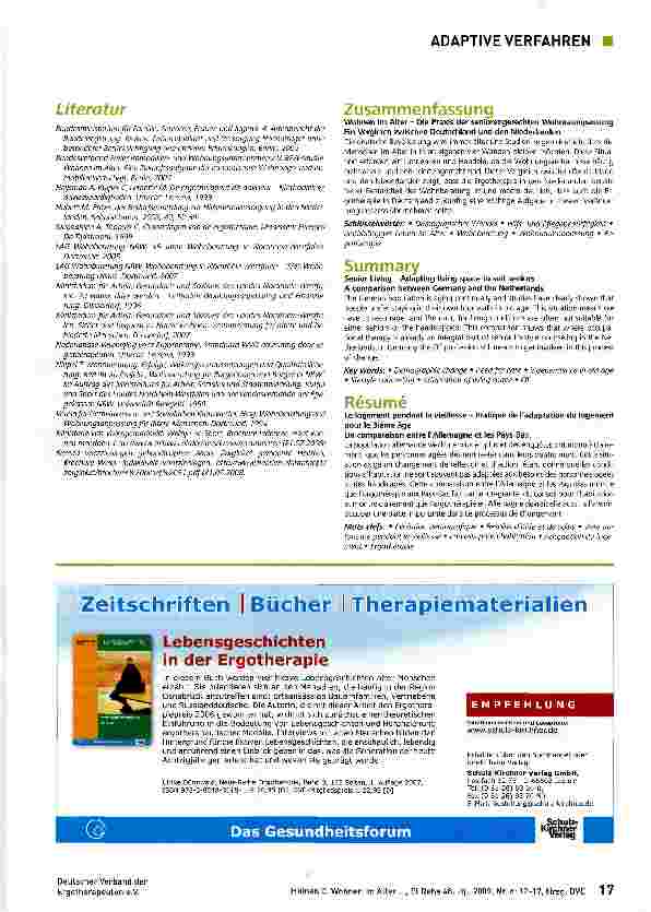 Vorschauseite 6: Wohnen im Alter