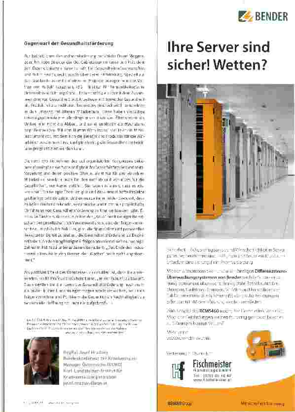 Vorschauseite 3: Gesunde Kultur im Krankenhaus