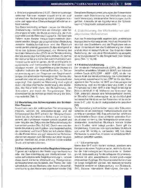 Vorschauseite 4: Innerklinische Akutversorgung des Patienten mit Schädel-Hirn-Trauma