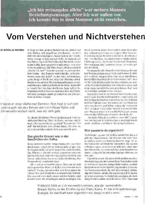 Vorschauseite 1: Vom Verstehen und Nichtverstehen in der Beziehung