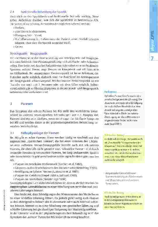 Vorschauseite 5: Physiotherapeutische Untersuchung bei MS