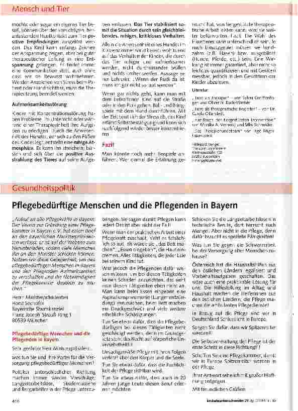 Vorschauseite 4: Tiergestützte Therapie mit einem Hund