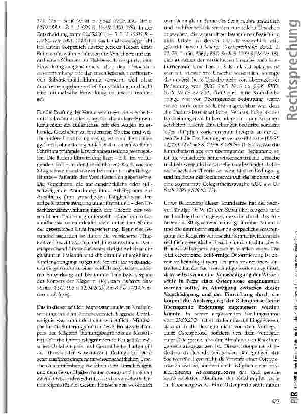 Vorschauseite 4: Anheben einer Patientin durch eine Krankenschwester kann zu einem Arbeitsunfall führen
