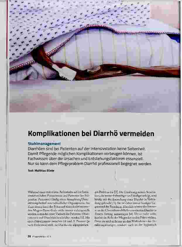 Vorschauseite 1: Komplikationen bei Diarrhö vermeiden