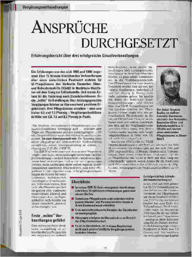 Vorschauseite 1: Ansprüche durchgesetzt