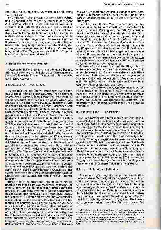 Vorschauseite 4: Sterbekliniken in Deutschland