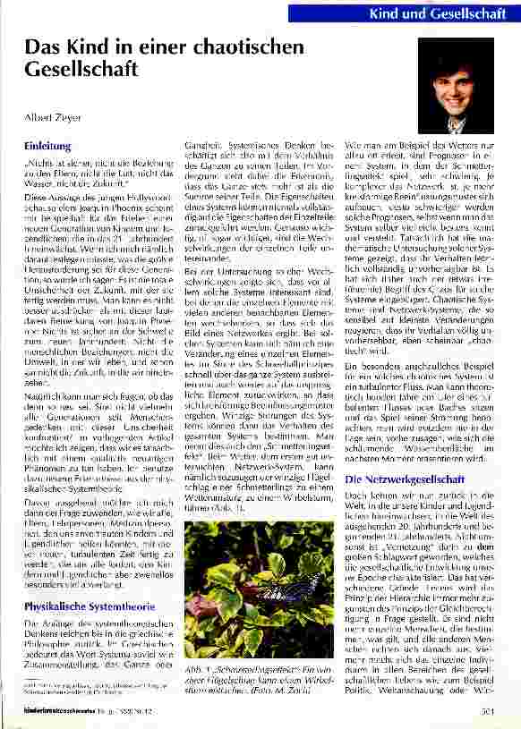 Vorschauseite 1: Das Kind in einer chaotischen Gesellschaft