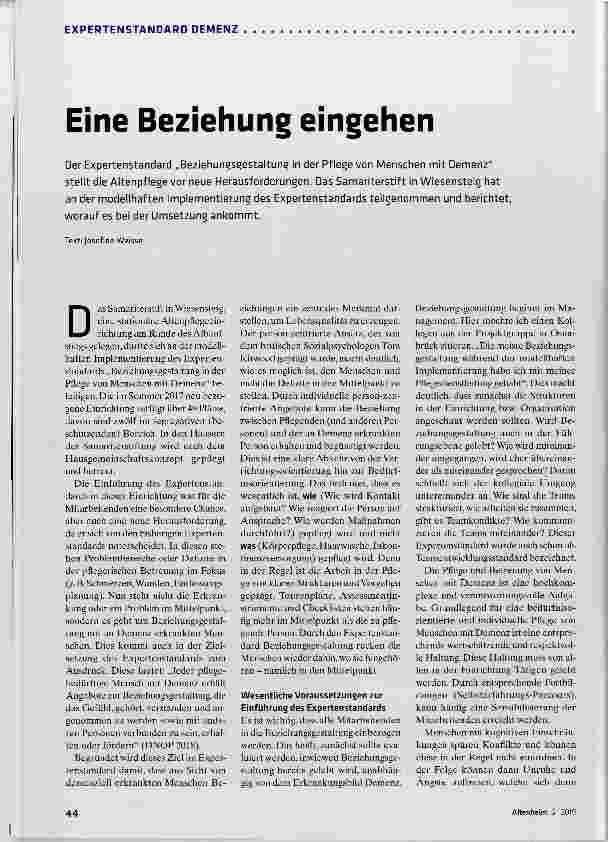 Vorschauseite 1: Eine Beziehung eingehen