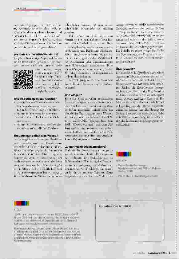 Vorschauseite 2: Gewichtsentwicklung