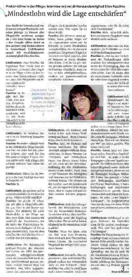 Vorschauseite 1: Mindestlohn wird die Lage entschärfen