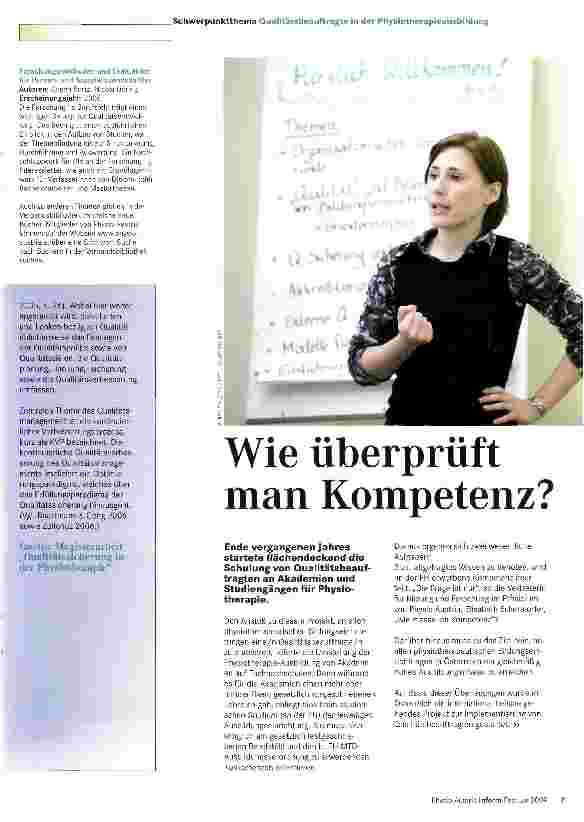 Vorschauseite 1: Wie überprüft man Kompetenz?