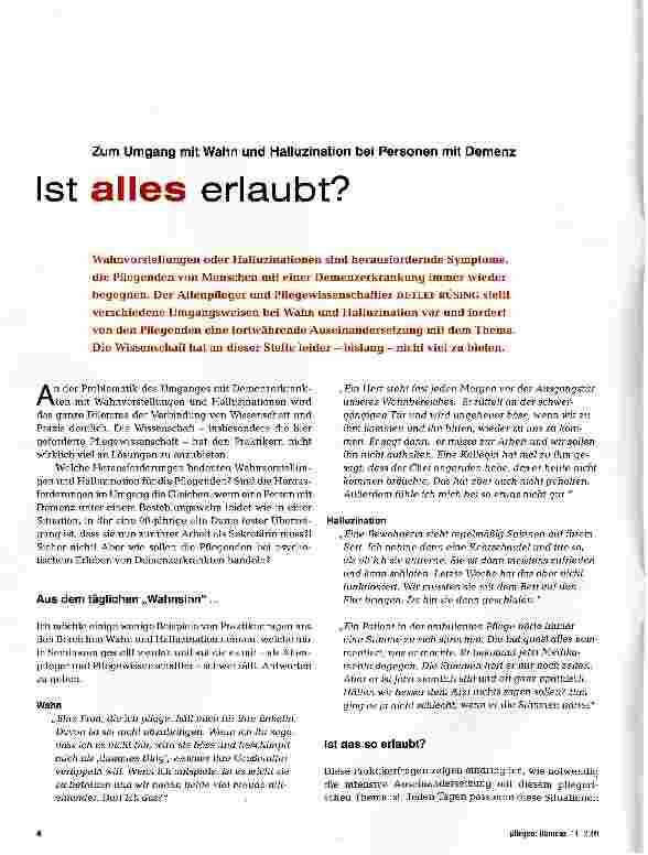 Vorschauseite 1: Ist alles erlaubt?