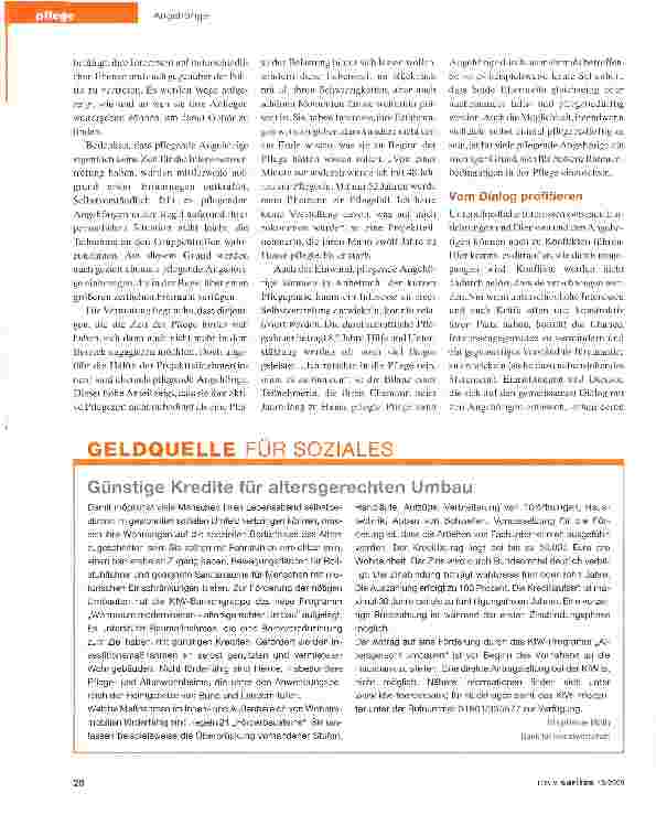 Vorschauseite 3: Pflegende Angehörige sprechen für sich selbst