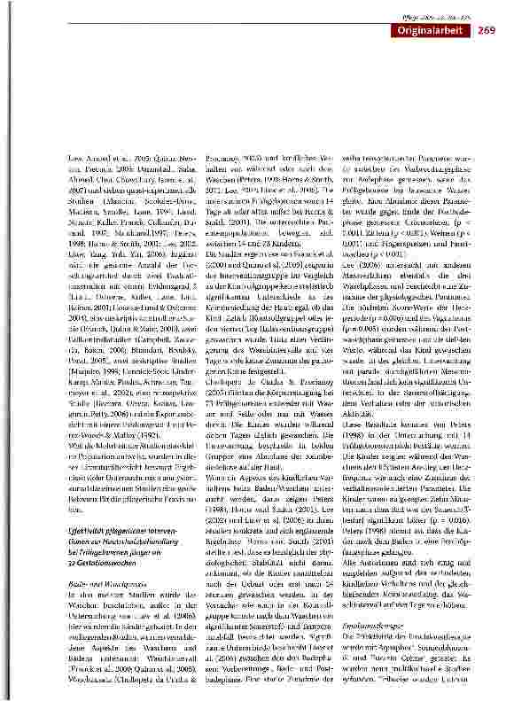 Vorschauseite 4: Hautpflege und Hautschutz beim unreifen Frühgeborenen. Eine systematische Literaturübersicht