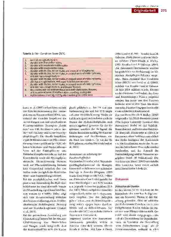Vorschauseite 6: Hautpflege und Hautschutz beim unreifen Frühgeborenen. Eine systematische Literaturübersicht