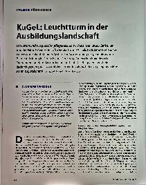 Vorschauseite 1: KuGeL: Leuchtturm in der Ausbildungslandschaft