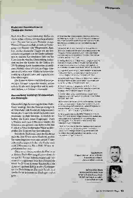 Vorschauseite 4: ERSTE HILFE DURCH KLEINE HÄNDE - WARUM EIGENTLICH NICHT?