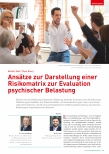 Vorschauseite 1: Ansätze zur Darstellung einer Risikomatrix zur Evaluation psychischer Belastung